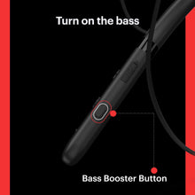 Load image into Gallery viewer, Noise Tune CHARGE Bluetooth Wireless Neckband Earphones with Mic (Jet Black)
